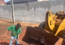 Prefeitura de Quinta do Sol realiza limpeza de bueiros