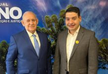 Prefeito Júnior Garbim apresenta projetos prioritários em reunião com deputado Ademar Traiano