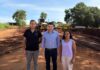 Prefeito Garbim acompanha início de obras de pavimentação em Ivailândia
