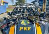 PRF apreende 26 fuzis durante abordagem a caminhão no Paraná, a maior já feita em sua história