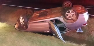 Família escapa de ferimentos graves após capotamento na rodovia PR-158