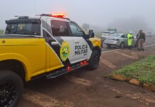 Colisão traseira deixa duas pessoas feridas na PR-317, em Floresta