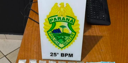 PMPR prende homem por tráfico de drogas após acompanhamento em Umuarama
