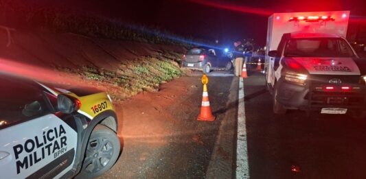Colisão frontal na PR-323 deixa um morto e dois feridos em Jussara