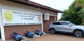 PM prende trio com drogas e contrabando em veículo alugado no distrito de Ivailândia