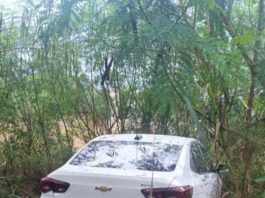 Veículo roubado é localizado abandonado em área rural de Peabiru