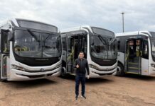 GESTÃO MUNICIPAL CONQUISTA TRÊS ÔNBUS ZERO KM PARA O TRANSPORTE PÚBLICO GRATUITO