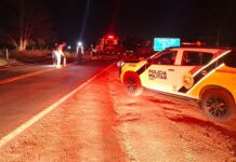 Motociclista morre em colisão com automóvel na PRC 487, entre Campo Mourão e Luiziana