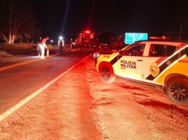 Motociclista morre em colisão com automóvel na PRC 487, entre Campo Mourão e Luiziana