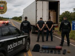 Polícia Civil desmantela organização criminosa especializada em roubos de cargas na PR-317 em Engenheiro Beltrão