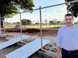 PREFEITO JÚNIOR GARBIM ACOMPANHA INÍCIO DAS OBRAS NO ESTÁDIO MUNICIPAL JOÃO CAVALCANTE DE MENEZES
