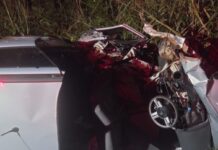 Colisão frontal na PR-317 mata policial militar e deixa três crianças feridas em Iguaraçu