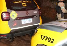 Veículo furtado é encontrado abandonado em Janiópolis