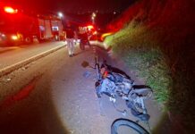 Motociclista morre em colisão frontal na PR-558, em Campo Mourão