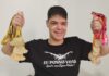Paratleta beltrãoense conquista três medalhas de ouro na fase final dos Jogos Escolares do Paraná
