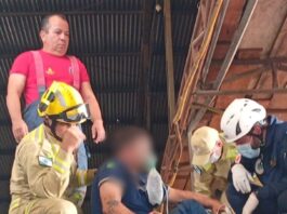 Trabalhador passa mal enquanto pintava interior de tanque de caminhão em Ivailândia e mobiliza equipes de resgate