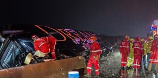 Acidente com ônibus deixa vários feridos na BR-376, em Ponta Grossa
