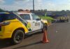 Motociclista fica ferido após pneu estourar na PR-317, em Floresta