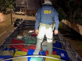 PRF apreende quase 7 toneladas de maconha em carreta, a maior do ano, em Apucarana