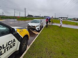 Colisão entre dois veículos deixa uma pessoa ferida na PR-558, em Campo Mourão