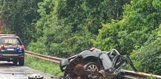 Colisão entre carro e bitrem mata uma pessoa e deixa outra ferida na BR-369