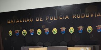Polícia Rodoviária apreende mercadorias de descaminho durante abordagem na PR-317