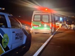 Motociclista envolvida em acidente com ambulância de Peabiru morre após uma semana no hospital