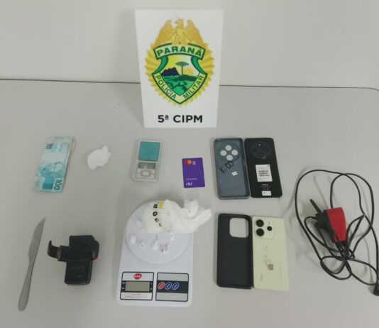 Casal é preso por tráfico de drogas em Terra Boa
